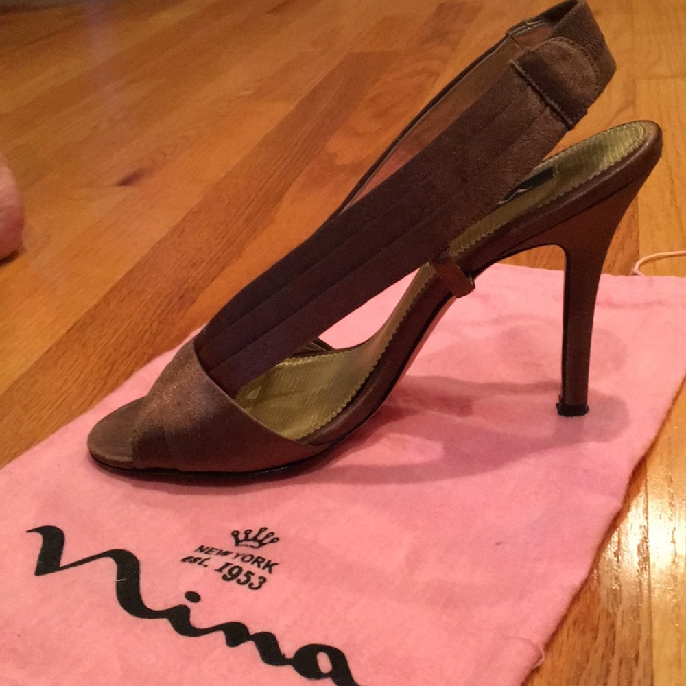 Nina Special Occasion Gold Shoes